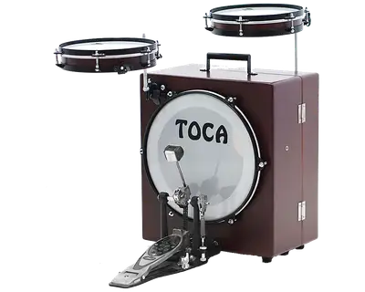 SET BATERIA PORTATIL, BOMBO 14", REDOBLANTE 10", TOM DE 10"