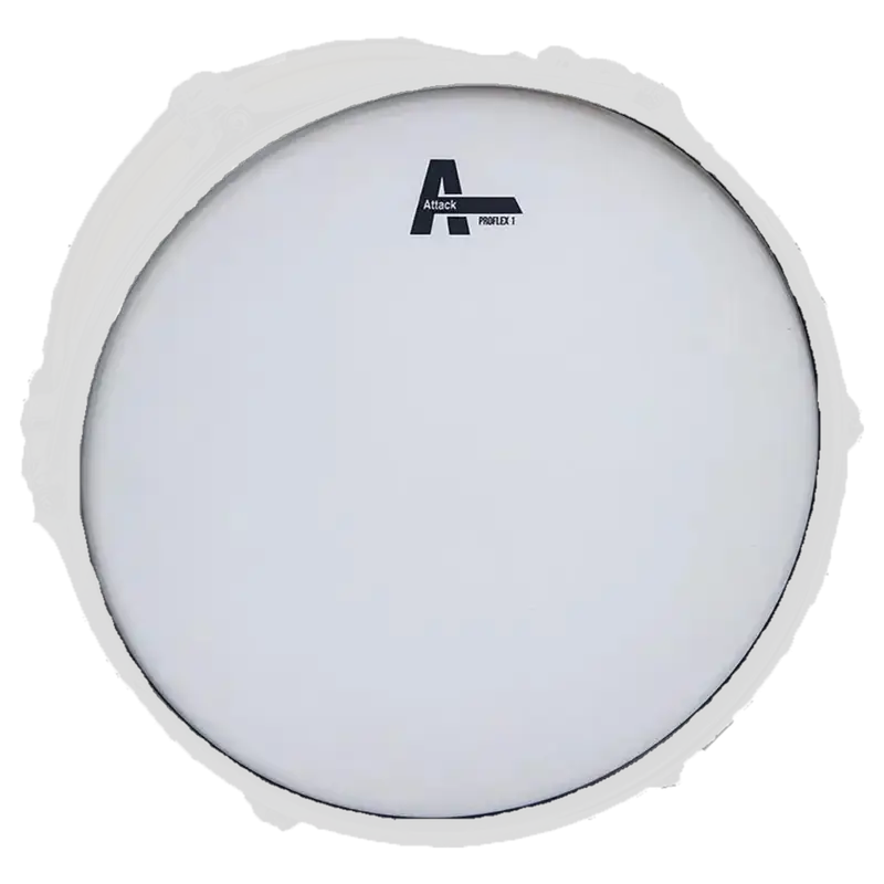 PARCHE 10" PARA TAMBOR, RUGOSO BLANCO, UNA CAPA DE 10 MIL. - Imagen 1