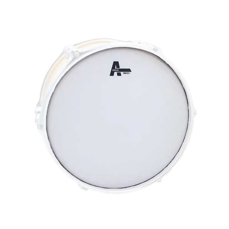 PARCHE 14" PARA REDOBLANTE DE BATERIA O BANDA DE GUERRA, RUGOSO BLANCO, UNA CAPA DE 10 MIL. - Imagen 1