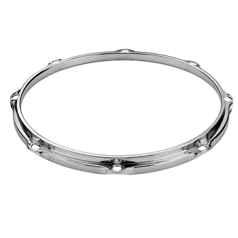 ARO 14" DE 8 ORIFICIOS PARA REDOBLANTE, 1.5 MM, MATERIAL ALEACION DE ACERO CON BAÑO DE NIQUEL - Imagen 1