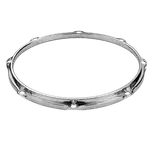 ARO 14" DE  8 ORIFICIOS PARA REDOBLANTE, 1.5 MM, MATERIAL ALEACION DE ACERO CON BAÑO DE NIQUEL - Miniatura 1