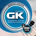 SET DE CUERDAS GK PARA GUITARRA CLASICA, TENSION SUAVE, CAJA/AZUL 6C DORADAS - Miniatura 1