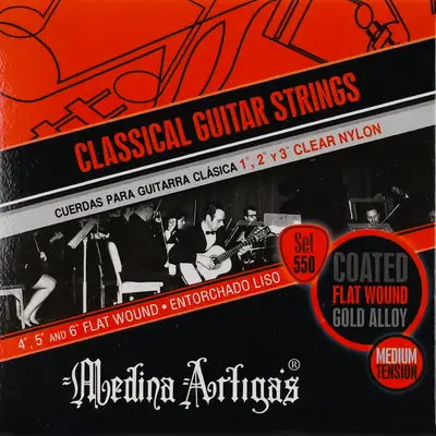 SET DE CUERDAS PARA GUITARRA CLASICA, TENSION MEDIA, COBALTO, ENTORCHADO LISO