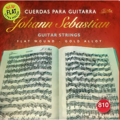 SET DE CUERDAS PARA GUITARRA CLASICA,TENSION MEDIA, JOHANN SEBASTIAN,  ENTORCHADO BRONCE LAMINADO LISO