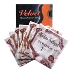 SET DE CUERDAS PARA GUITARRA CLASICA, TENSION MEDIA, VELVET, NYLON CRISTAL 1,2,3ra - 4,5,6 ENTORCHADO LISO - Miniatura 3