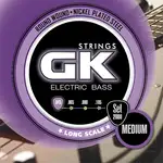 SET DE CUERDAS PARA BAJO ELECTRICO DE 4 CUERDAS, GK, ACERO NIQUELADO, CALIBRE 0.45 MM - Miniatura 1