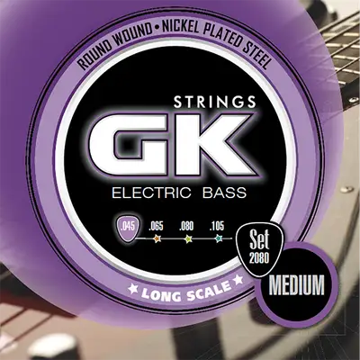 SET DE CUERDAS PARA BAJO ELECTRICO DE 5 CUERDAS, GK, ACERO NIQUELADO CALIBRE 0.45 - 1.30 MM