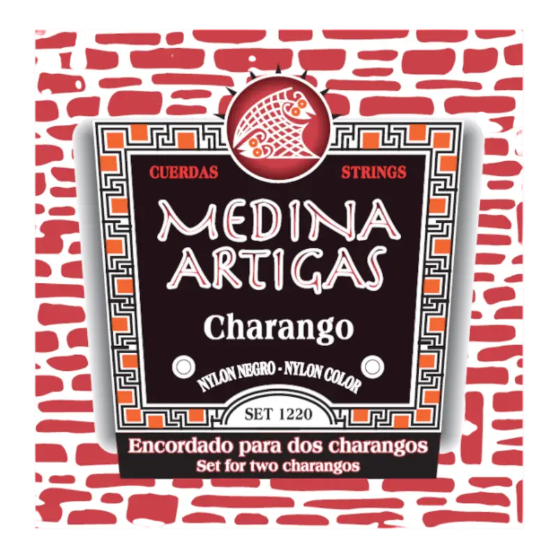 SET DE CUERDAS PARA CHARANGO, NYLON NEGRO - Imagen 1