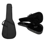 ESTUCHE RIGIDO PARA GUITARRA CLASICA 39" MADERA RECUBIERTA DE POLIPROPILENO, COLOR NEGRO - Miniatura 1