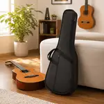 ESTUCHE RIGIDO PARA GUITARRA CLASICA 39" MADERA RECUBIERTA DE POLIPROPILENO, COLOR NEGRO - Miniatura 2