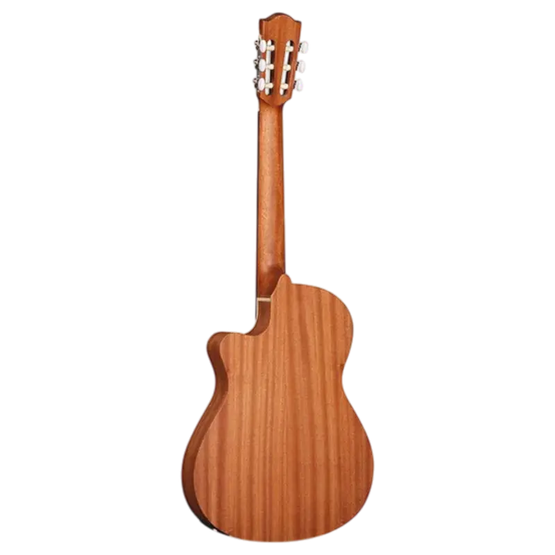 GUITARRA ELECTROCLASICA 39", CUTAWAY, CON EQ FISHMAN, COLOR NATURAL ACABADO MATE, TAPA DE CEDRO MACIZO, FONDO Y AROS DE WENGUE, CUERDAS D ADDARIO, INCLUYE BOLSO DE 10MM DE ESPESOR - Imagen 1