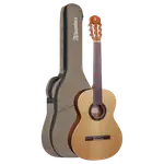 GUITARRA CLASICA 39", COLOR NATURAL, ACABADO DE ALTO BRILLO, TAPA DE CEDRO MACIZO , FONDO Y AROS DE SAPELLI, CUERDAS D ADDARIO, INCLUYE ESTUCHE DE 10MM DE ESPESOR - Miniatura 2