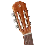 GUITARRA CLASICA 39", COLOR NATURAL, ACABADO DE ALTO BRILLO, TAPA DE CEDRO MACIZO , FONDO Y AROS DE SAPELLI, CUERDAS D ADDARIO, INCLUYE ESTUCHE DE 10MM DE ESPESOR - Miniatura 3