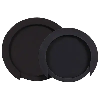 ELIMINADOR DE FEEDBACK PARA GUITARRA ACUSTICA, COLOR NEGRO, MATERIAL CAUCHO, 10 CM DE DIAMETRO.