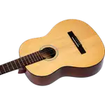 GUITARRA CLASICA 39", COLOR NATURAL, ACABADO LACADO ALTO BRILLO, TAPA DE ABETO, FONDO Y AROS DE CATALPA, CUERDAS ORTEGA - Miniatura 5