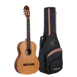 GUITARRA CLASICA 39", COLOR NATURAL, ACABADO MATE, TAPA DE CEDRO, FONDO Y AROS DE CAOBA, CUERDAS ORTEGA - Miniatura 1