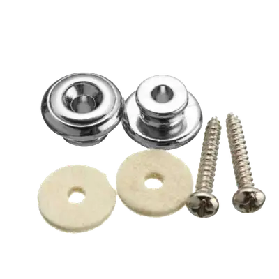 BOTON PARA SOSTENER CORREA , MATERIAL METAL, COLOR NIQUELADO, INCLUYE TORNILLO