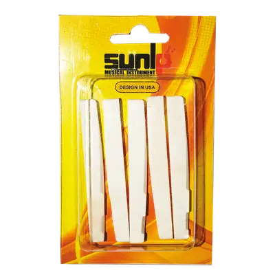 HUESILLO DEL PUENTE PARA GUITARRA ACUSTICA, MATERIAL HUESO