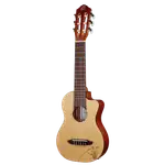 GUITALELE 17", COLOR NATURAL, PREAMP ORTEGA, ACABADO SATINADO, TAPA DE ABETO, FONDO Y AROS DE SAPELI, CUERDAS ORTEGA - Miniatura 3