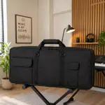 BOLSO PARA TECLADOS DE 61 TECLAS, 51CM DE LARGO, 45CM ANCHO, 7CM DE ALTO, POLIPROPILENO COLOR NEGRO - Miniatura 3