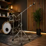 SOPORTE PARA PLATILLOS CON BOOM, ACABADO NIQUELADO - Miniatura 2
