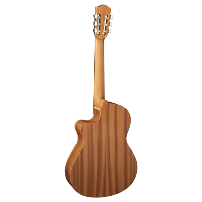 GUITARRA ELECTROCLASICA 39", CUTAWAY, CON EQ FISHMAN, COLOR NATURAL ACABADO MATE, TAPA DE CEDRO MACIZO, FONDO Y AROS DE WENGUE, CUERDAS D ADDARIO, INCLUYE BOLSO DE 10MM DE ESPESOR - Imagen 1