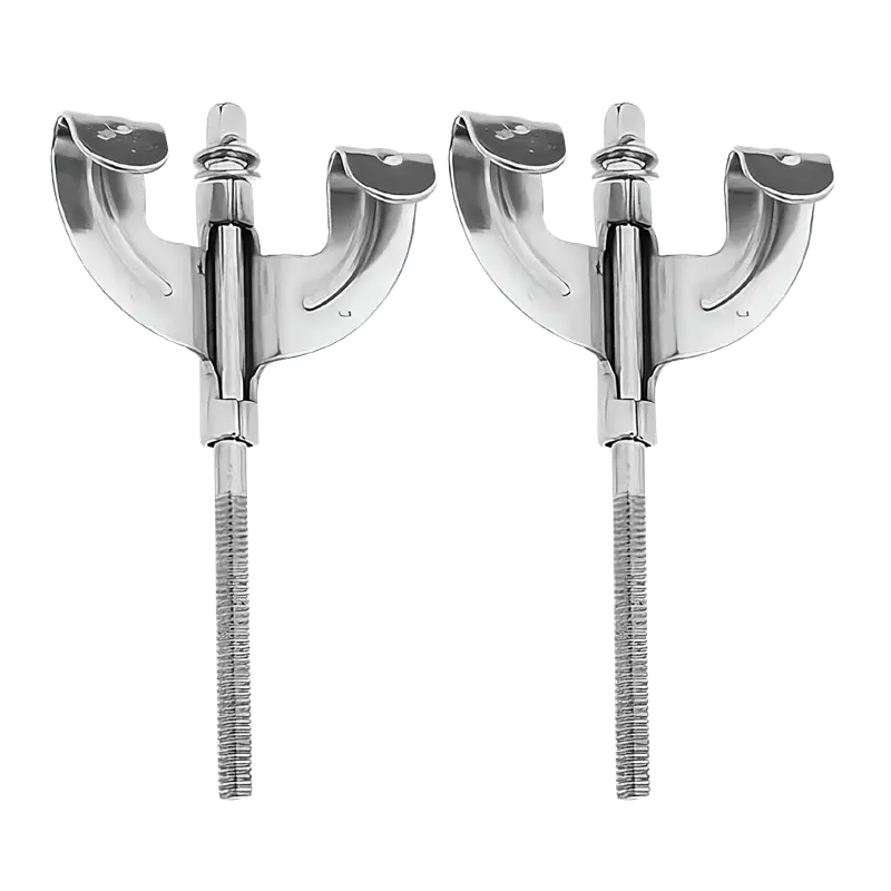 TORNILLO DE AFINACION PARA BOMBO, ICLUYE SUJETADORES METALICOS COLOR NIQUELADO. - Imagen 1
