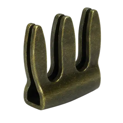 APAGADOR DE SONIDO DE METAL PARA VIOLIN, COLOR VERDE OSCURO