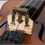 APAGADOR DE SONIDO DE METAL PARA VIOLIN, COLOR VERDE OSCURO - Miniatura 2
