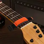 APAGADOR DE ARMONICOS PARA GUITARRA Y/O BAJO ELECTRICO, COLOR NARANJA - Miniatura 2