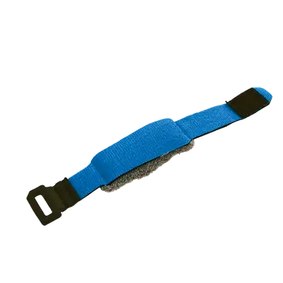 APAGADOR DE ARMONICOS PARA GUITARRA Y/O BAJO ELECTRICO, COLOR AZUL