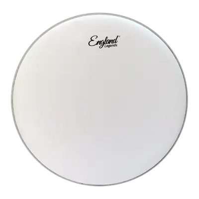 PARCHE 22" PARA BOMBO, LISO UNA CAPA, COLOR BLANCO