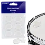 SET DE APAGADORES DE ARMONICOS PARA TAMBORES ACUSTICOS, 6 ALMOHADILLAS DE GEL ADHESIVO - Miniatura 2