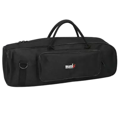 BOLSO PARA TROMPETA, DE POLIPROPILENO, COLOR NEGRO