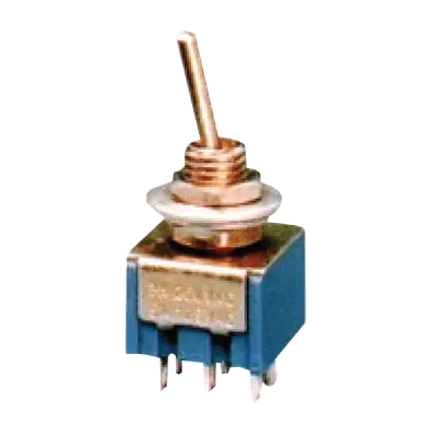 SWITCH OJO DE CANGREJO, PALANCA, 2 POCICIONES, 3 PINES, ON/ON, 250V, 2A DPDT
