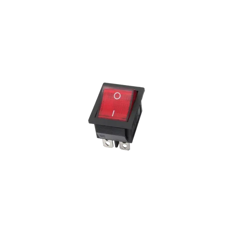 SWITCH CON NEON, 6 PINES, 2 POSICIONES, ON/OFF, 15A-250V, 20A-125V - Imagen 1