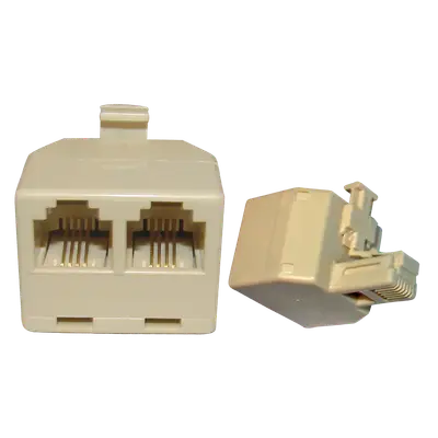 ADAPTADOR PARA TELEFONO, 2 VIAS SPLITTER, 2 A 1