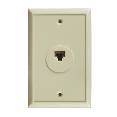 PLACA DE PARED CON JACK RJ-11