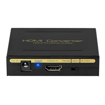 CONVERTIDOR ENTRADA HDMI A SALIDA HDMI, 2 RCA AV, DIGITAL A ANALOGO 5.1