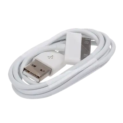 CABLE USB PARA IPHONE 4/4S, BLANCO, 1MT