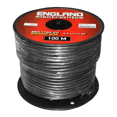 CABLE CONCENTRICO PARA PARLANTE, CALIBRE 14, 100% COBRE, 2 VIAS