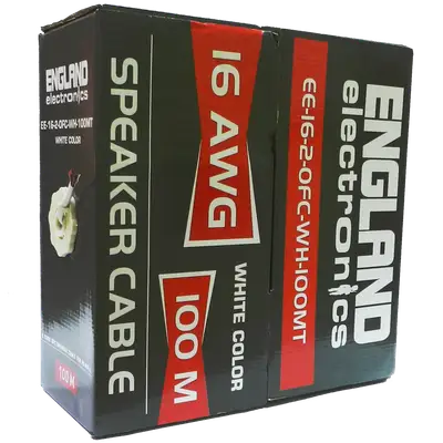 CABLE CONCENTRICO PARA PARLANTE, BLANCO, CALIBRE 16, 100 MTS, 100% COBRE, OFC, CONDUCTORES