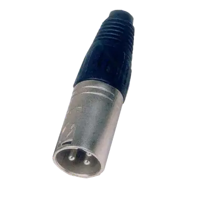 PLUG XLR, 3 PINES, METALICO