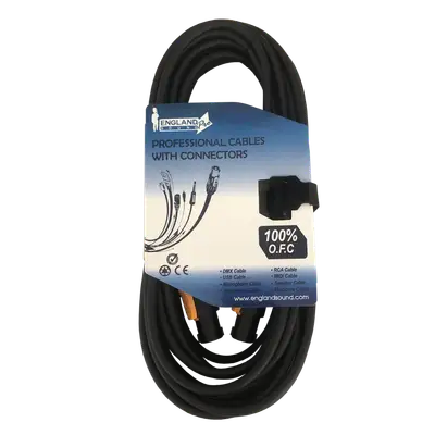 CABLE PARA PARLANTES PASIVOS, SPEAKON A SPEAKON, 4 PINES, 2 VIAS, OFC, 10MTS