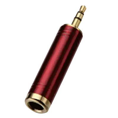 ADAPTADOR JACK RCA A PLUG 6.3MM MONO, METALICO