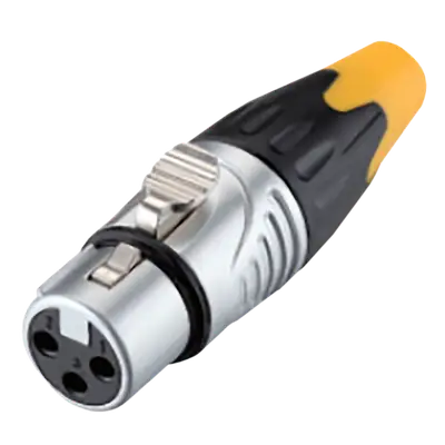 JACK XLR, 3 PINES, METALICO