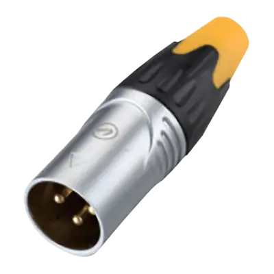 PLUG XLR, 3 PINES, METALICO