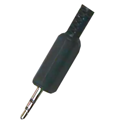 PLUG 3.5MM, SIN RESORTE, ESTEREO, PLASTICO