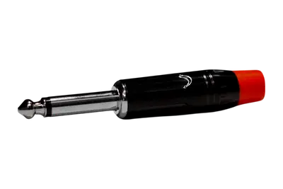 PLUG 6.3MM PLATEADO, MONO SIN RESORTE, BAQUELITA, MANGO PVC AMARILLO, METALICO