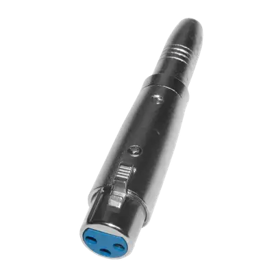 ADAPTADOR JACK 6.3MM MONO A JACK XLR, METALICO